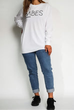 Load image into Gallery viewer, personalised woman fashion stylish babes apparel attire white tee basics black tee crop tee long sleeve basics capsule wardrobe
